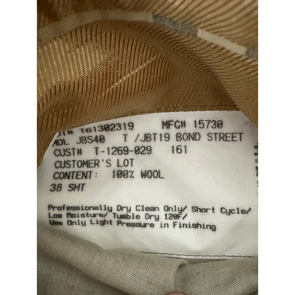 Burberry London Blazer 38S Tan 2 Button Front